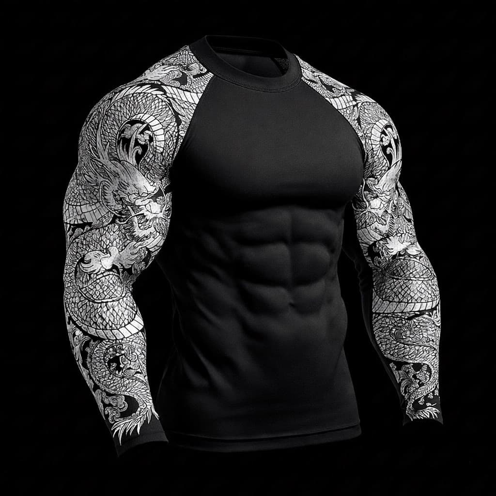 Dragon long sleeve compression 