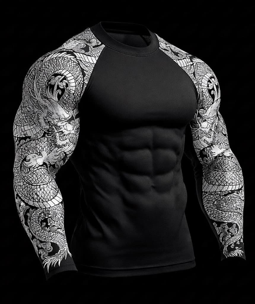 Dragon long sleeve compression  - Image 1